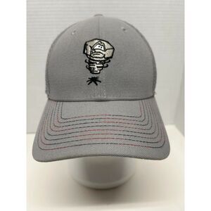 MiLB Lansing Lugnuts New Era 39Thirty Gray Hat Cap fitted M/L